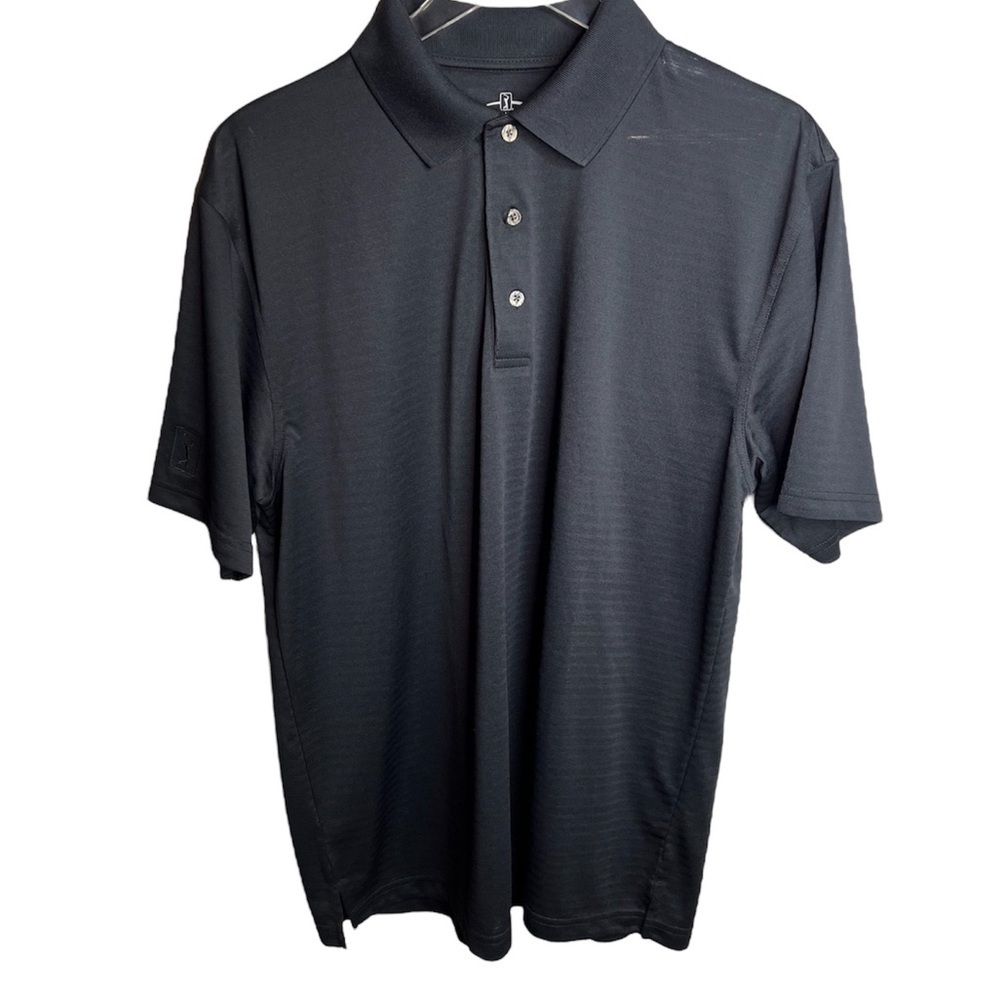 BNWOT Men’s Champions Tour Black Polo Top